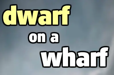 Dwarf On A Wharf logo