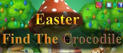 Easter Find The Crocodile logo