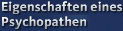 Eigenschaften eines Psychopathen logo