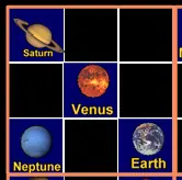 "Eight Planets and a Dwarf" Sudoku logo