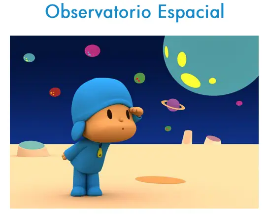 El Observatorio Espacial de Pocoyo logo