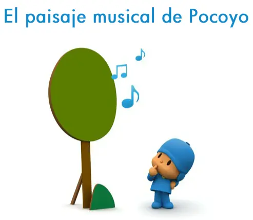 El paisaje musical de Pocoyo logo