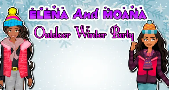 Elena and Moana Outdoor Winter Party logo