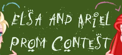 Elsa and Ariel Prom Contest logo