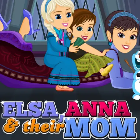 Elsa, Anna & Their Mom logo