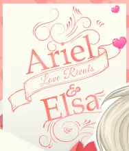 Elsa & Ariel Love Rivals logo