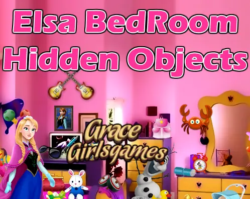 Elsa BedRoom Hidden Objects logo