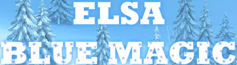 Elsa Blue Magic logo