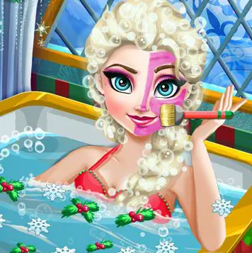 Elsa Christmas Spa Bath logo