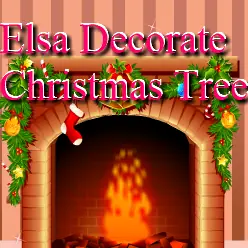 Elsa Decorate Christmas Tree logo