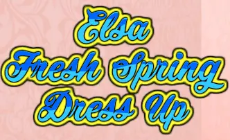 Elsa Fresh Spring Dress Up logo