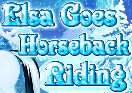Elsa Goes Horseback Riding logo