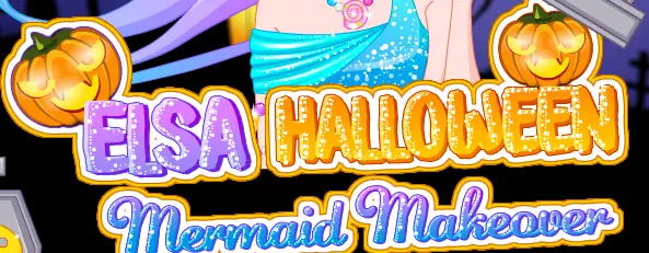 Elsa Halloween Mermaid Makeover logo