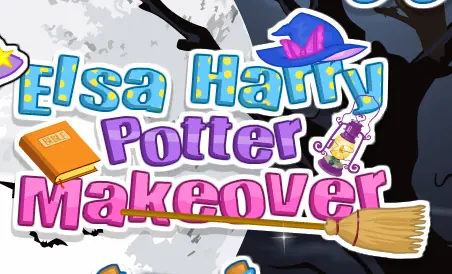 Elsa Harry Potter Makeover logo