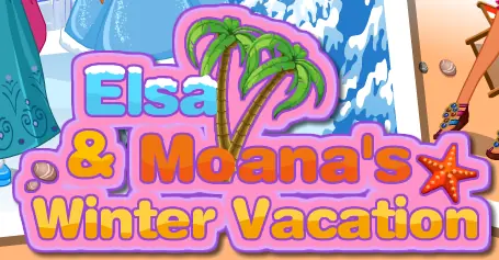 Elsa & Moana's Winter Vacation logo