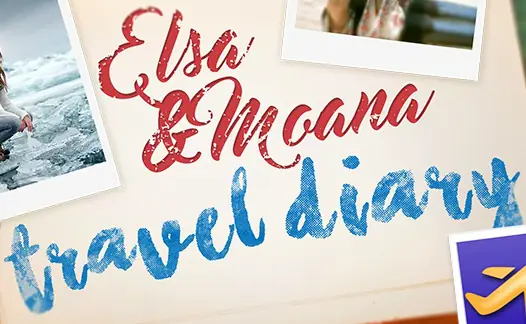 Elsa & Moana Travel Diary logo