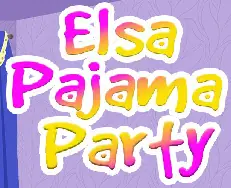Elsa Pajama Party logo