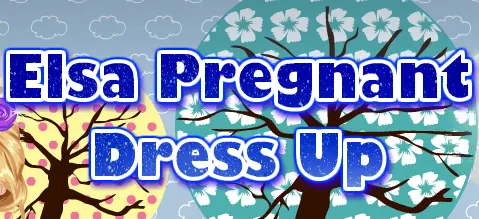 Elsa Pregnant Dress Up logo