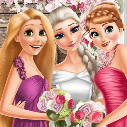 Elsa & Princesses Wedding logo