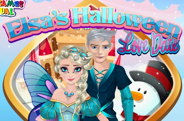Elsa's Halloween Love Date logo