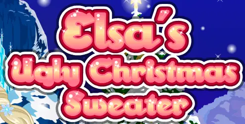 Elsa's Ugly Christmas Sweater logo