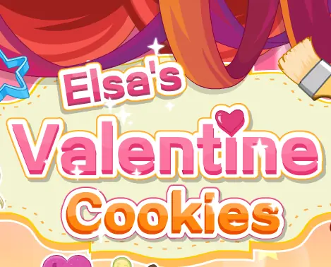 Elsa's Valentine Cookies logo