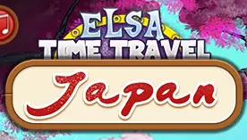 Elsa Time Travel: Japan logo