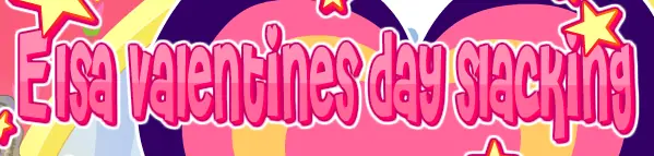 Elsa Valentines Day Slacking logo