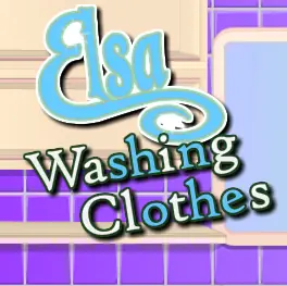 Elsa Washing Clothes logo