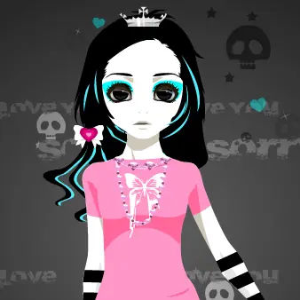 emo girl logo