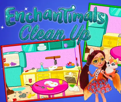 Enchantimals Clean Up logo