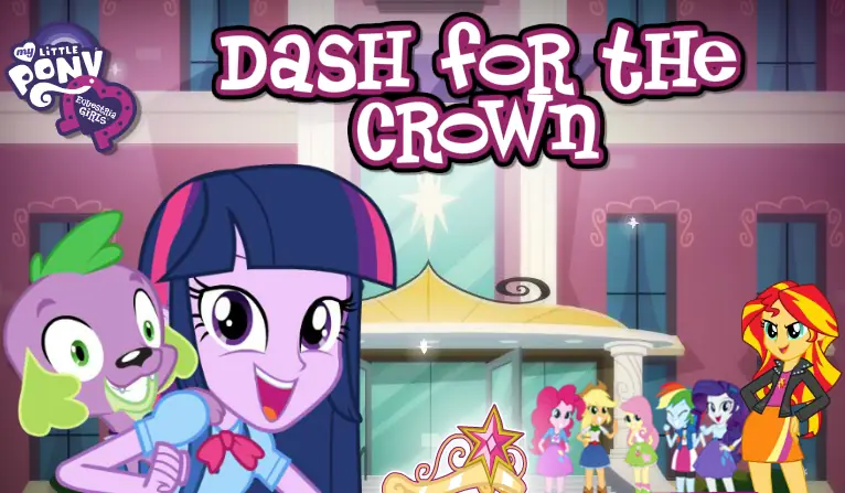 Equestria Girls: Dash For The Crown logo