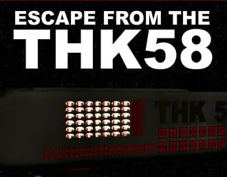 Escape from the THK58 logo