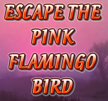 Escape The Pink Flamingo Bird logo
