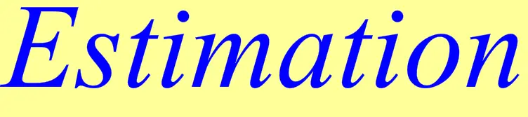 Estimation logo