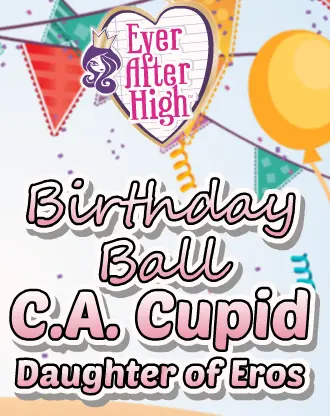 Ever After High Birthday Ball C.A. Cupid Daughter of Eros logo