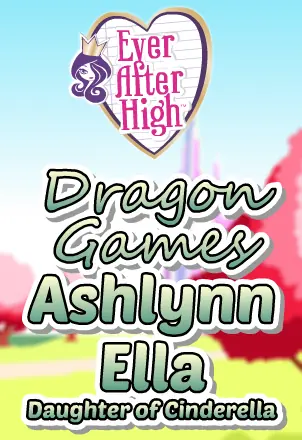 Ever After High: Dragon Games Ashlynn Ella (Daughter of Cinderella) logo