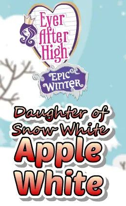 Ever After High Epic Winter: Daughter of Snow White Apple White logo