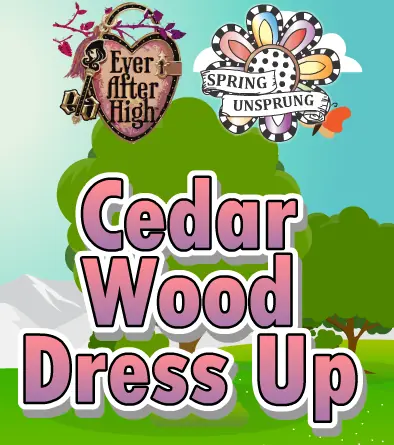 Ever After High Spring Unsprung: Cedar Wood Dress Up logo