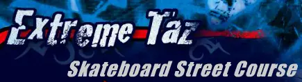 Extreme Taz Skateboard Street Course logo