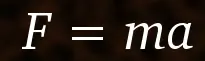 F = ma logo