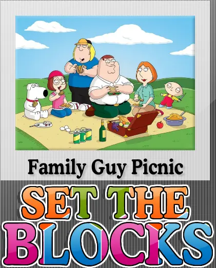 Family Guy Picnic: Set The Blocks logo