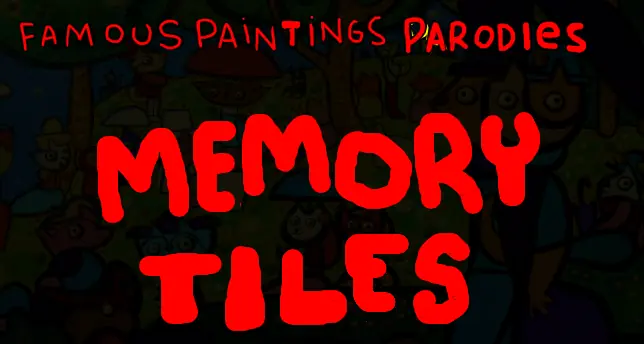 Famous Paintings Parodies Memory Tiles logo