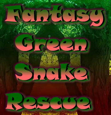 Fantasy Green Snake Rescue logo