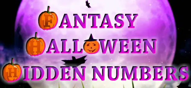 Fantasy Halloween Hidden Numbers logo