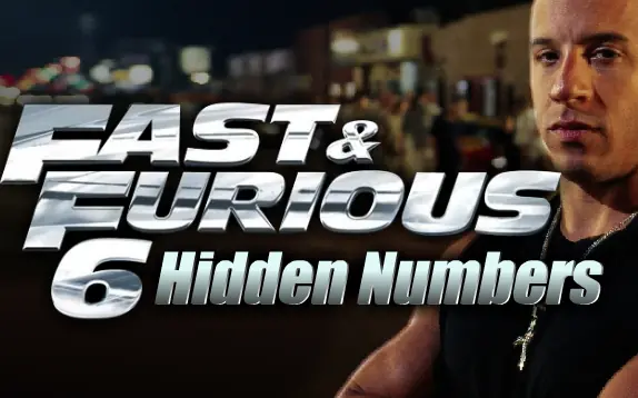 Fast & Furious 6 - Hidden Numbers logo