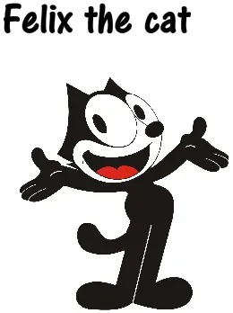 Felix the cat dress up logo