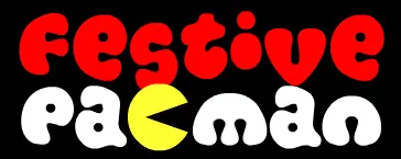 Festive Pacman logo