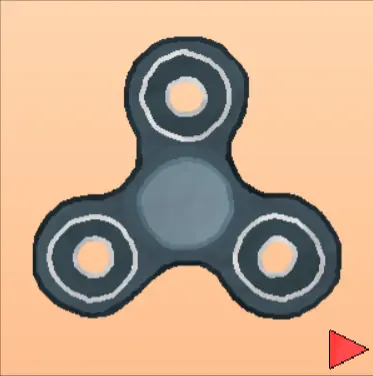 Fidget spinner idle logo