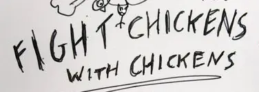 Fight Chickens with Chickens logo